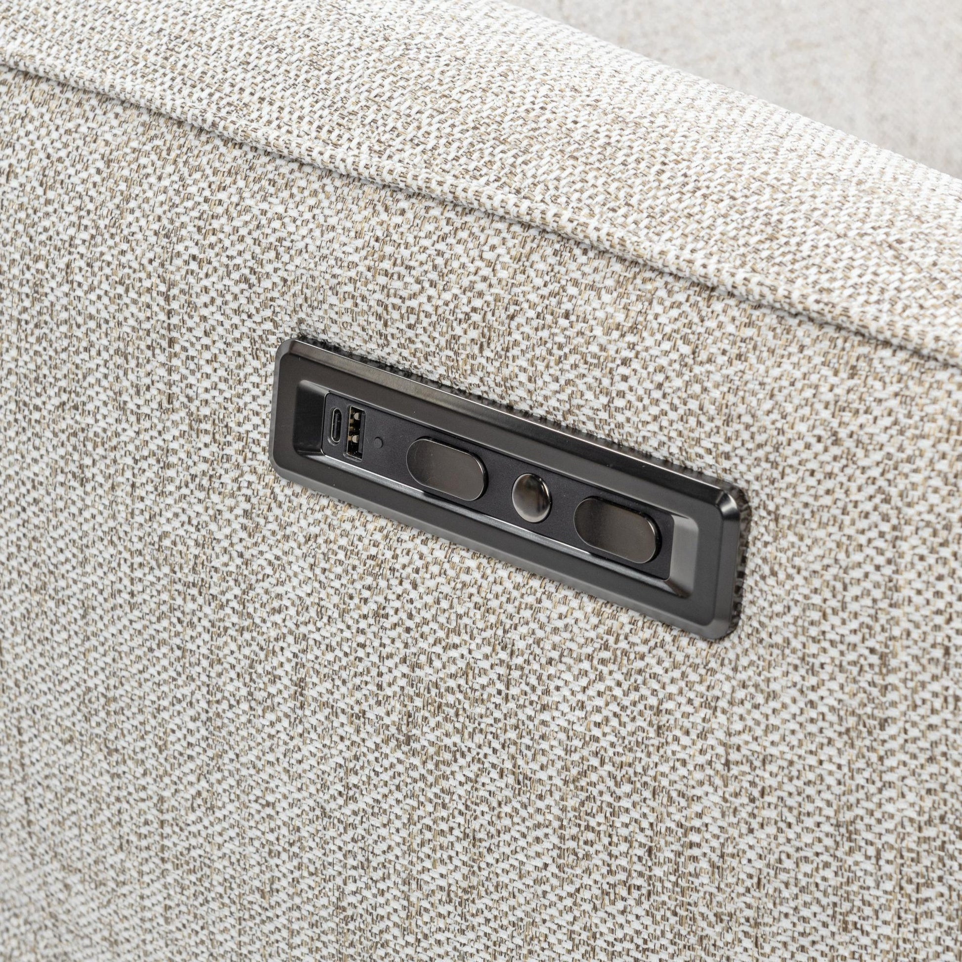 Gray 100% Polyester Sofa Ostend Reclining Sofa Collection