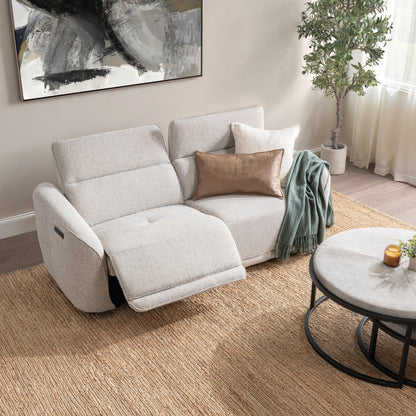 Gray 100% Polyester Sofa Ostend Reclining Sofa Collection