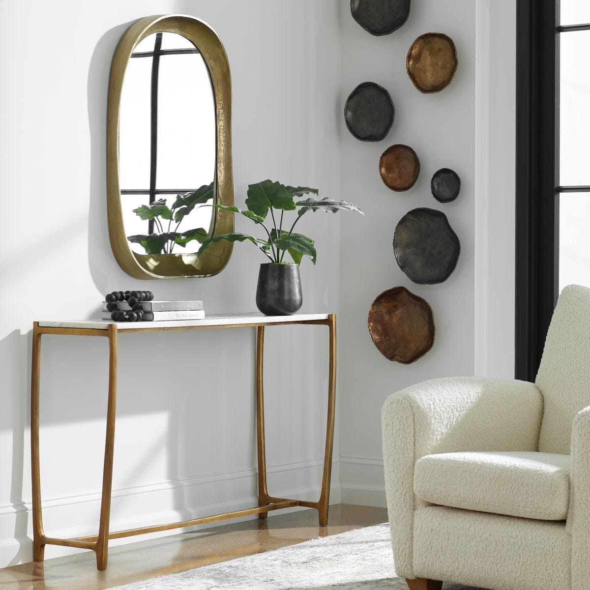 Glenmere 5 Console Table, 2 CARTONS