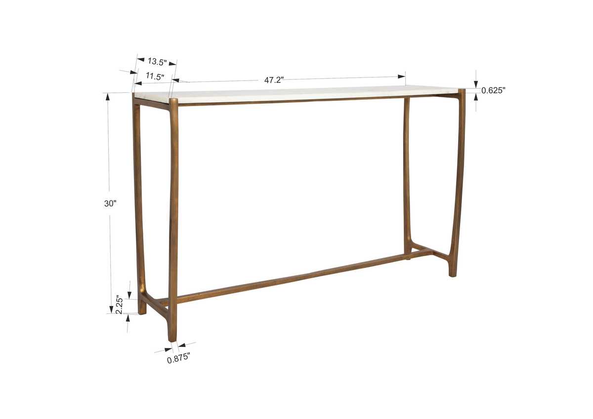 Glenmere 5 Console Table, 2 CARTONS
