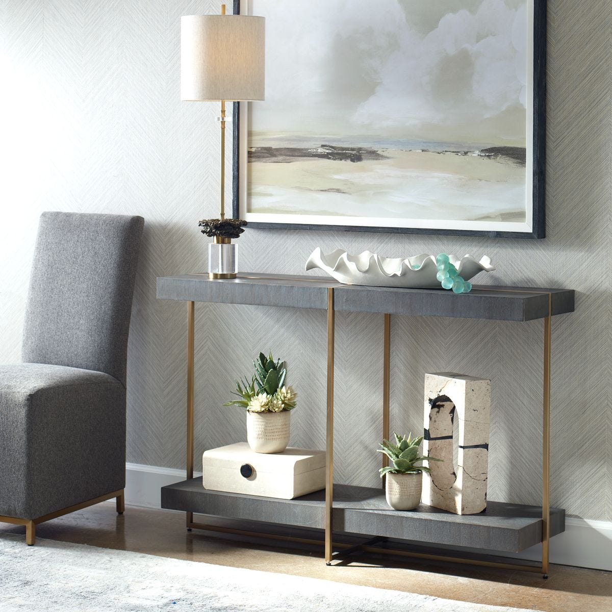 Redwood Vale 8 Console Table