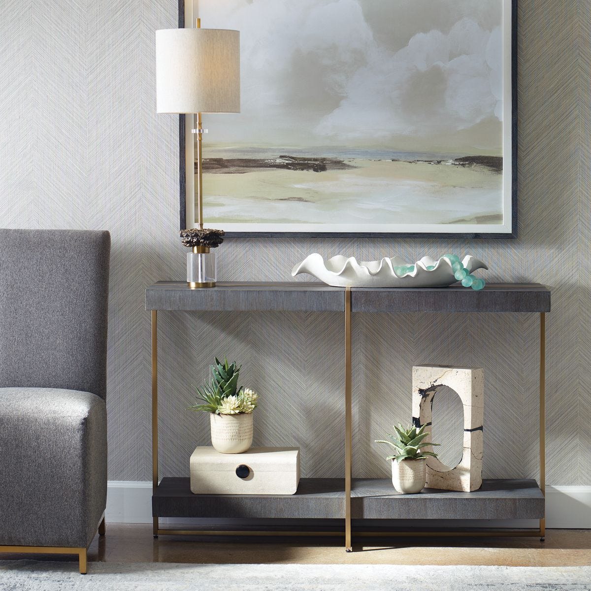 Redwood Vale 8 Console Table