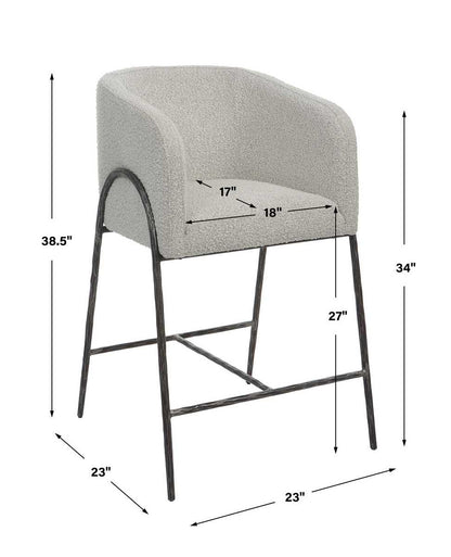 Tremont 16 Counter Stool, Gray