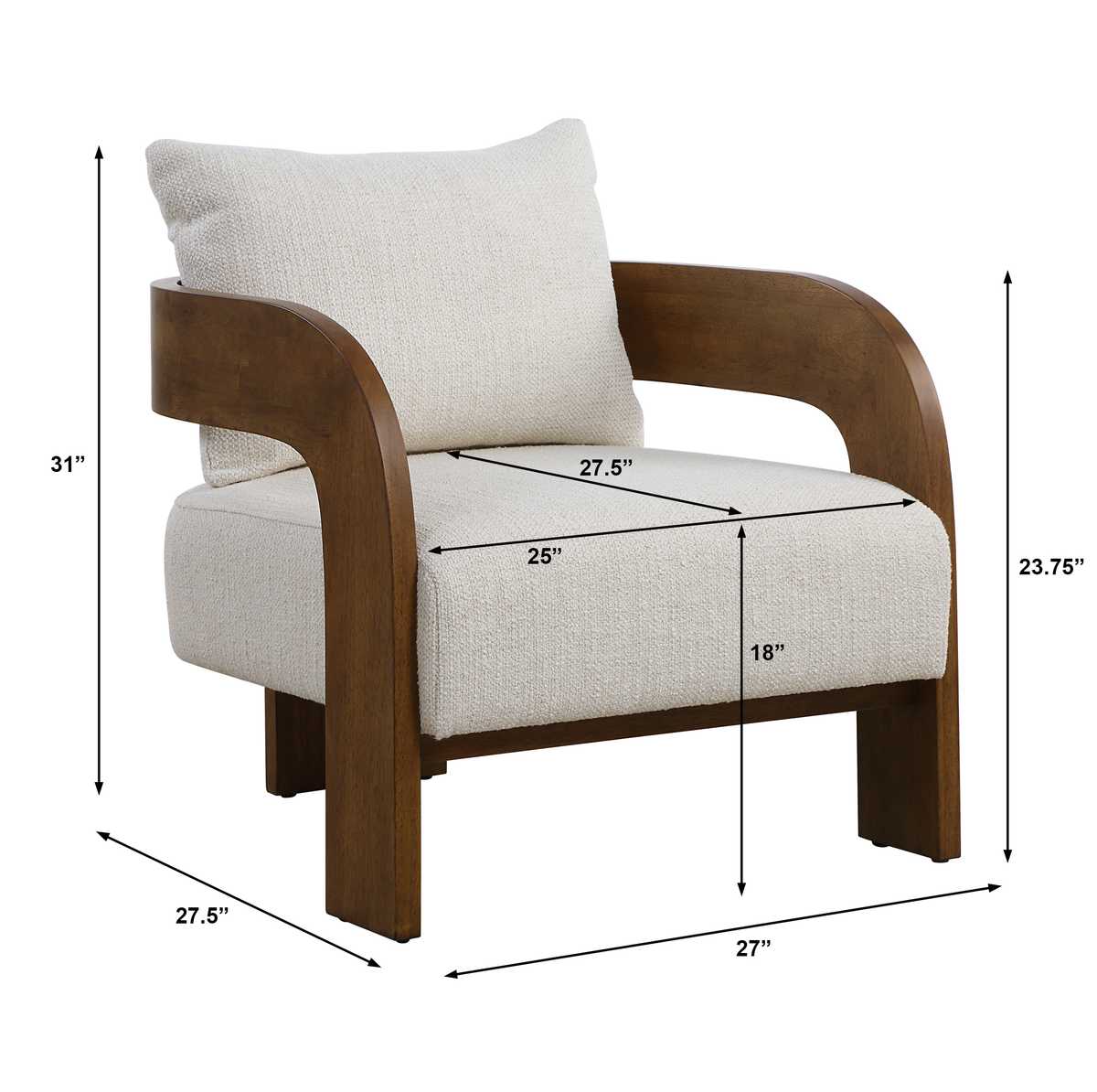 Refined Accent Chair