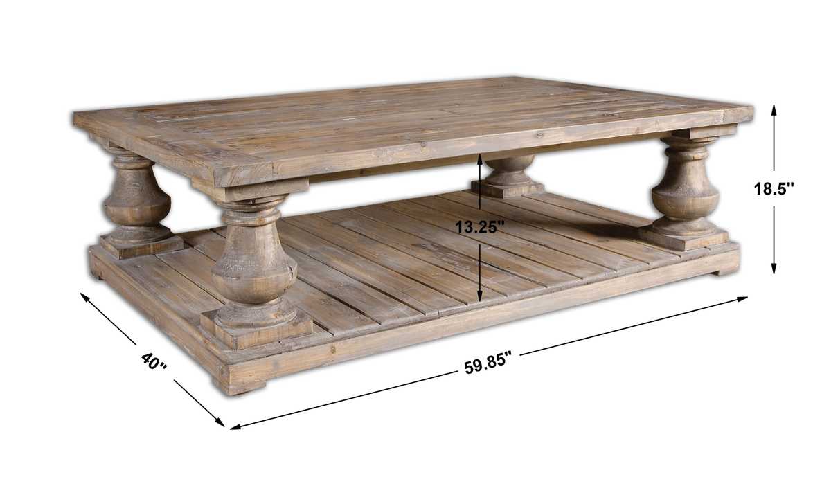 Meridian 6 Coffee Table, Natural