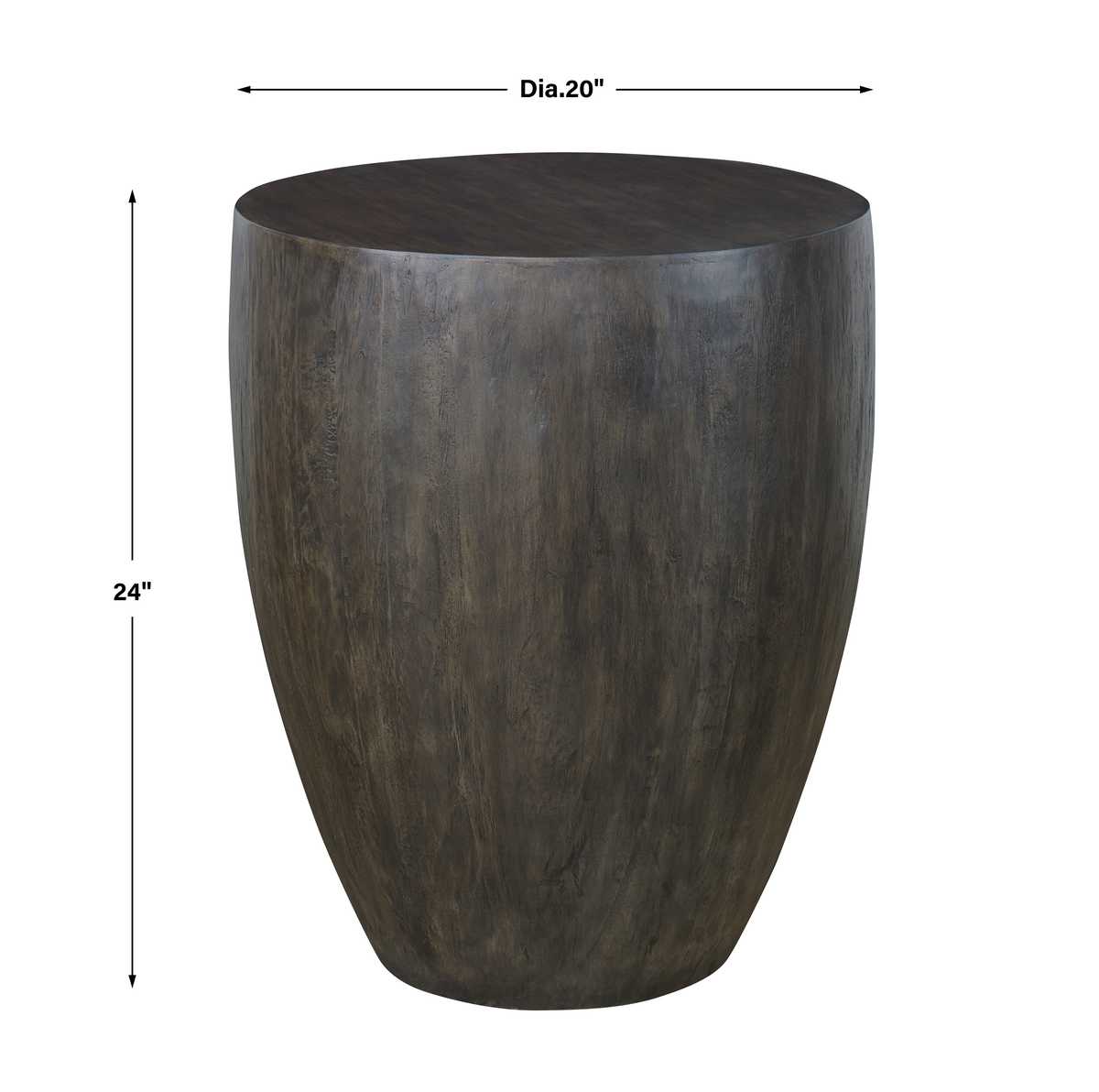 Davenport 6 End Table, Walnut