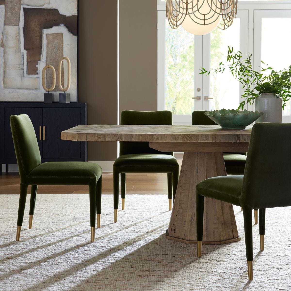 Greystone 6 Dining Table, 2 CARTONS