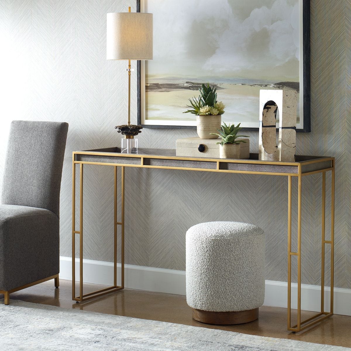 Curated Console Table