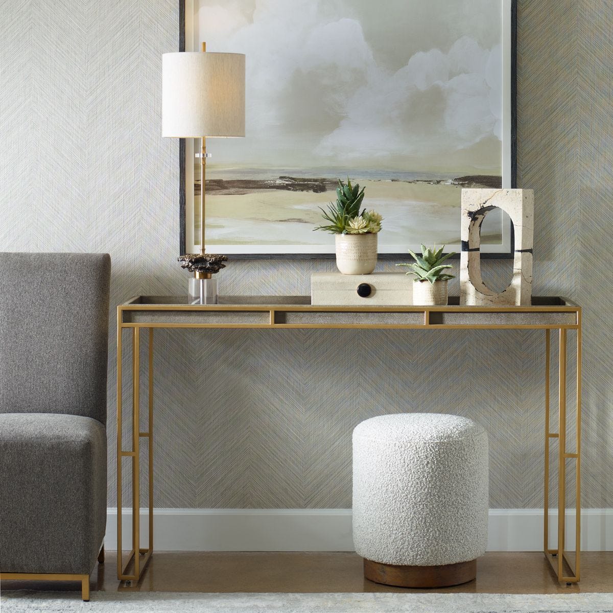 Curated Console Table