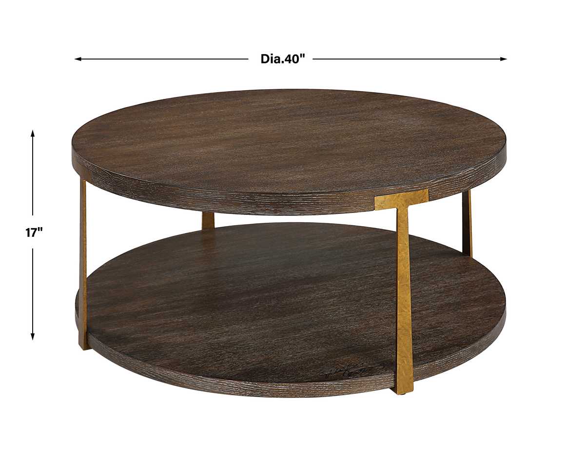 Caspian 4 Coffee Table, Walnut