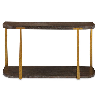 Caspian 4 Console Table, Walnut