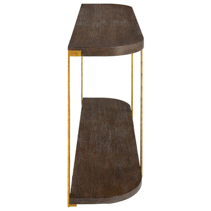 Caspian 4 Console Table, Walnut