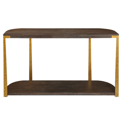 Caspian 4 Console Table, Walnut