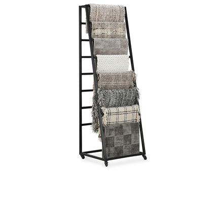 Black Racks & Basket Ladder Display Rack Collection