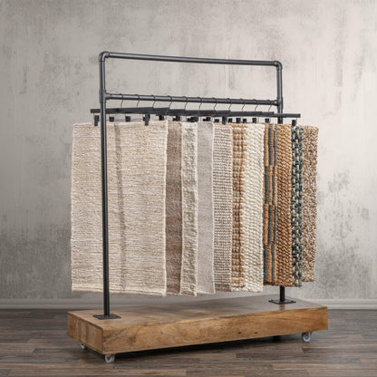 Natural/Black Racks & Basket Davis Rack Collection
