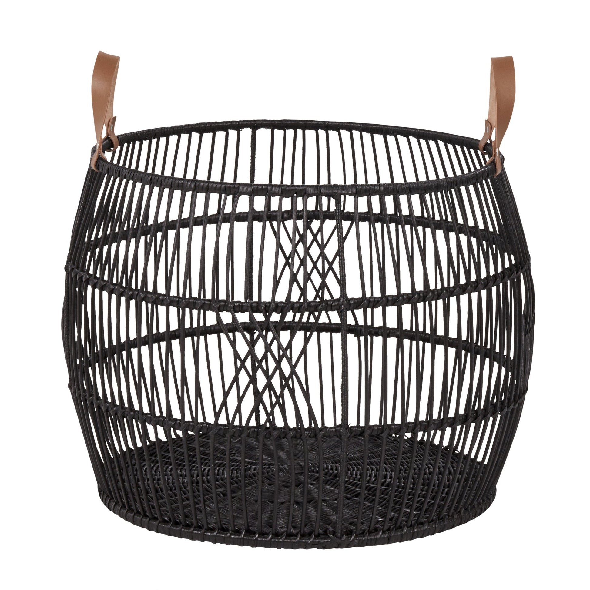 Black Racks & Basket Rattan Iron Basket Collection