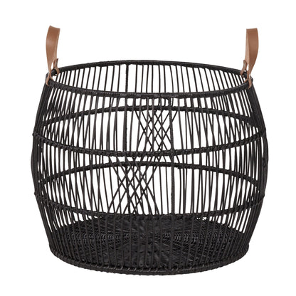 Black Racks & Basket Rattan Iron Basket Collection