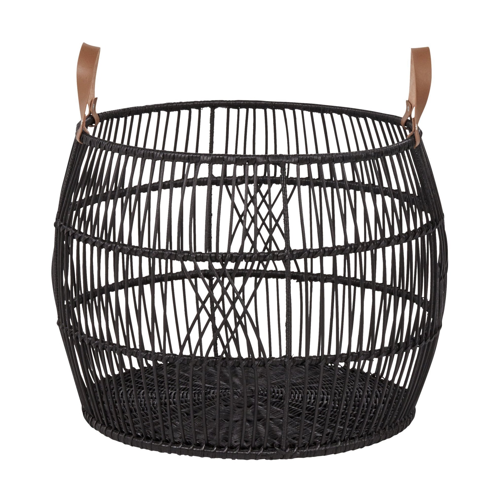 Black Racks & Basket Rattan Iron Basket Collection