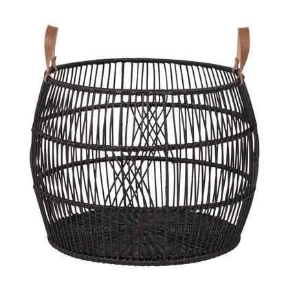 Black Racks & Basket Rattan Iron Basket Collection