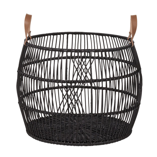 Black Racks & Basket Rattan Iron Basket Collection