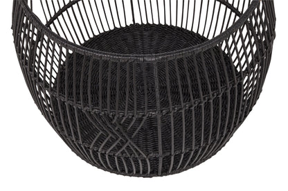 Black Racks & Basket Rattan Iron Basket Collection