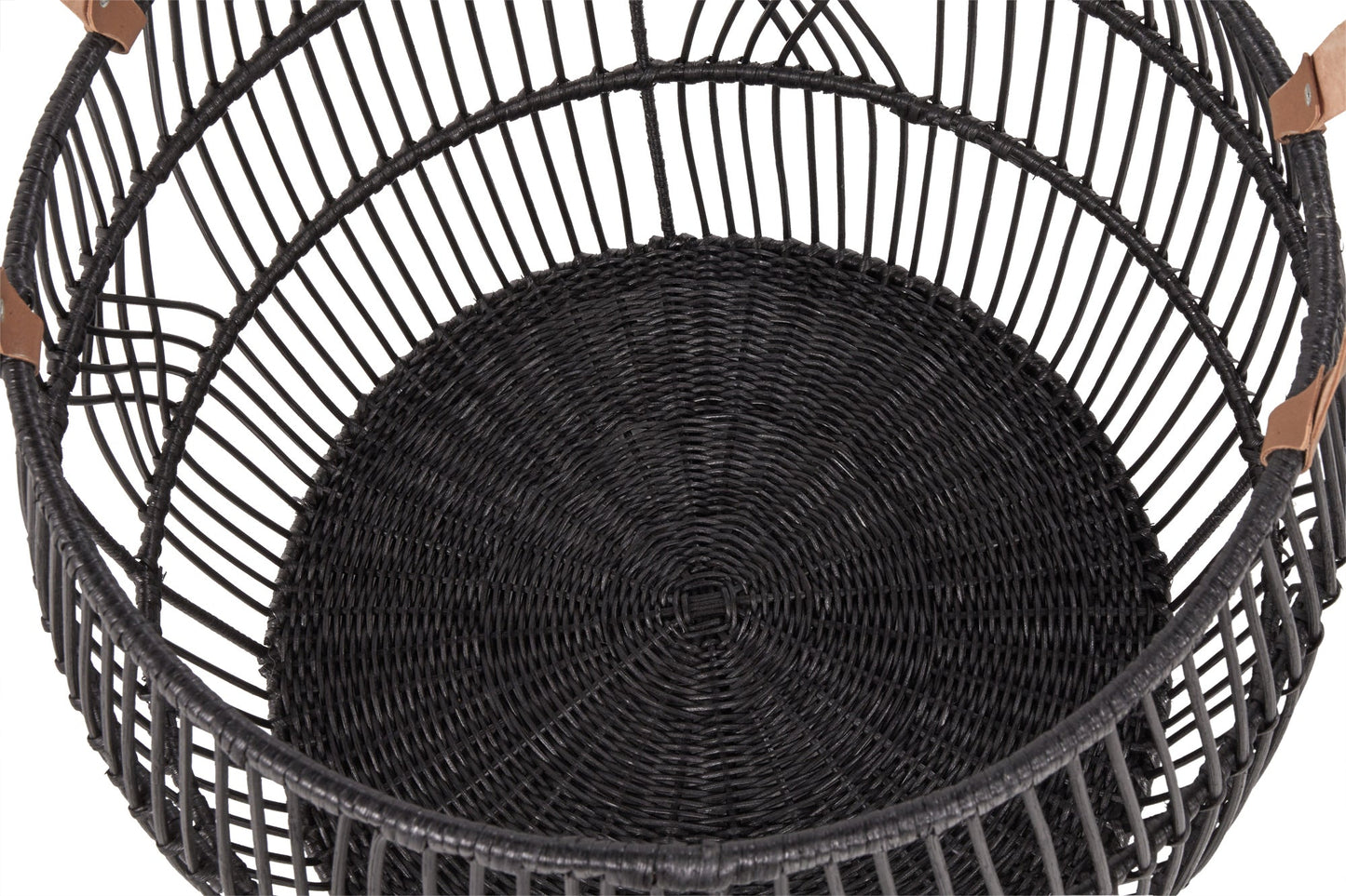Black Racks & Basket Rattan Iron Basket Collection