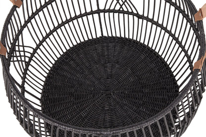 Black Racks & Basket Rattan Iron Basket Collection