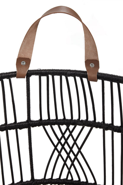 Black Racks & Basket Rattan Iron Basket Collection