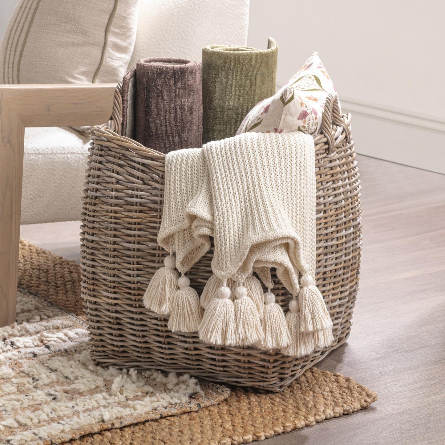 Gray Kubu Racks & Basket Kubu Rattan Tall Basket Collection