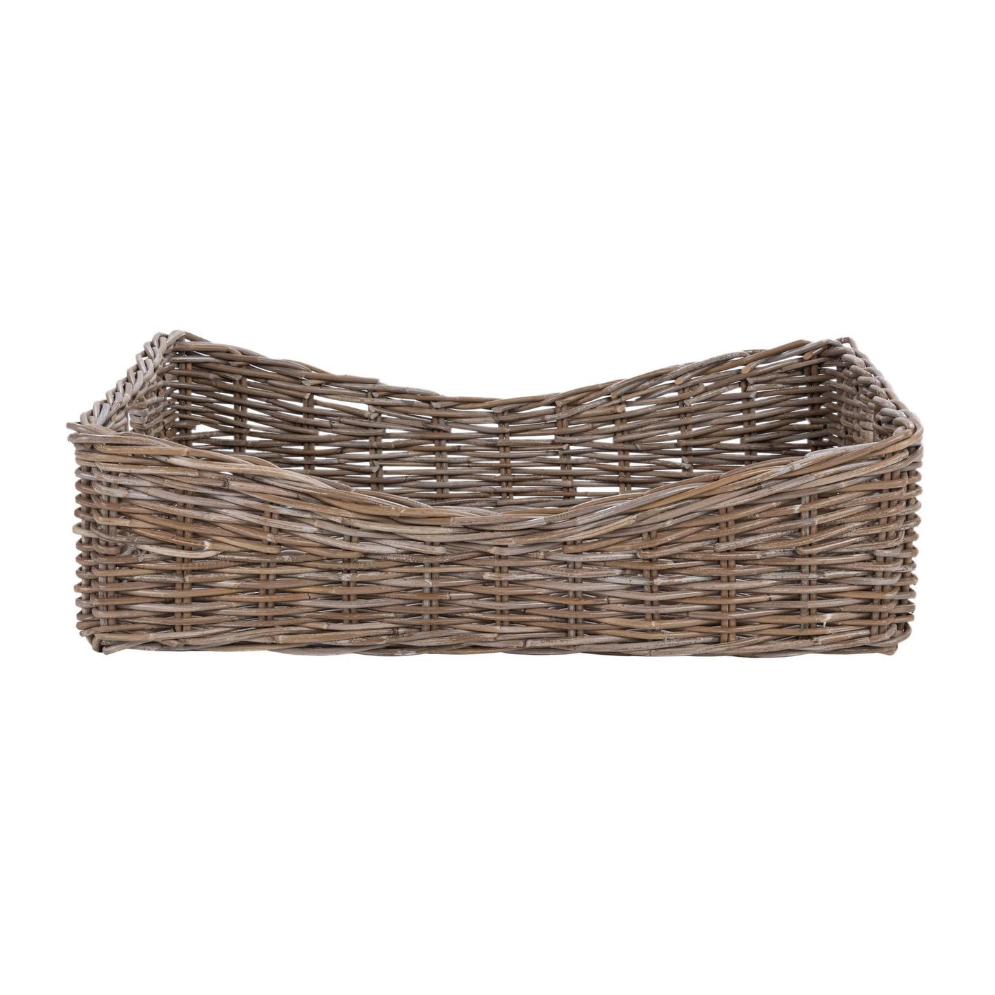 Gray Kubu Racks & Basket Kubu Rattan Short Basket Collection