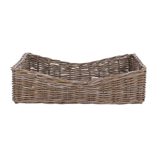 Gray Kubu Racks & Basket Kubu Rattan Short Basket Collection