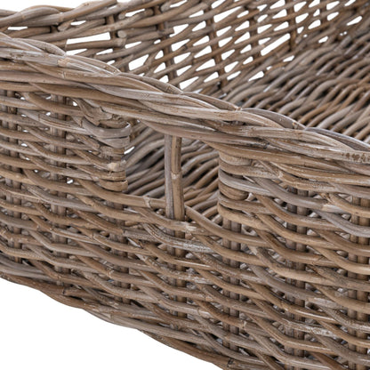 Gray Kubu Racks & Basket Kubu Rattan Short Basket Collection