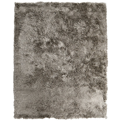 Taupe 80% Polyester Wool & Wool Blend Carter Shag Rug Collection