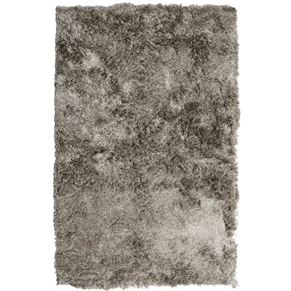 Taupe 80% Polyester Wool & Wool Blend Carter Shag Rug Collection