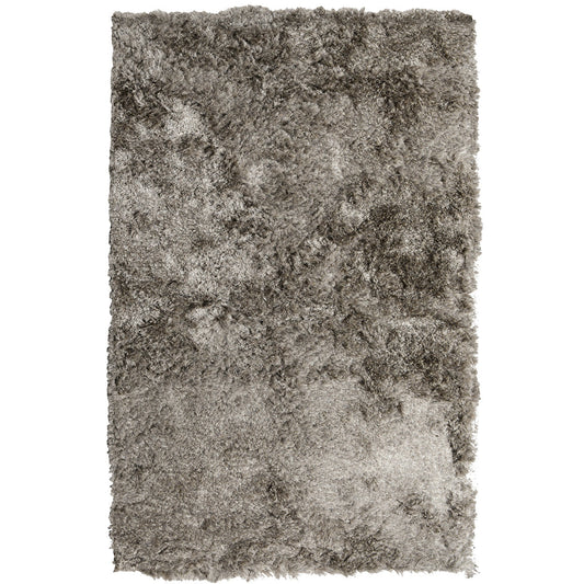 Taupe 80% Polyester Wool & Wool Blend Carter Shag Rug Collection