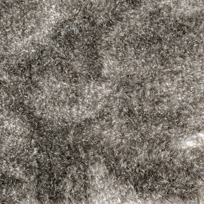Taupe 80% Polyester Wool & Wool Blend Carter Shag Rug Collection