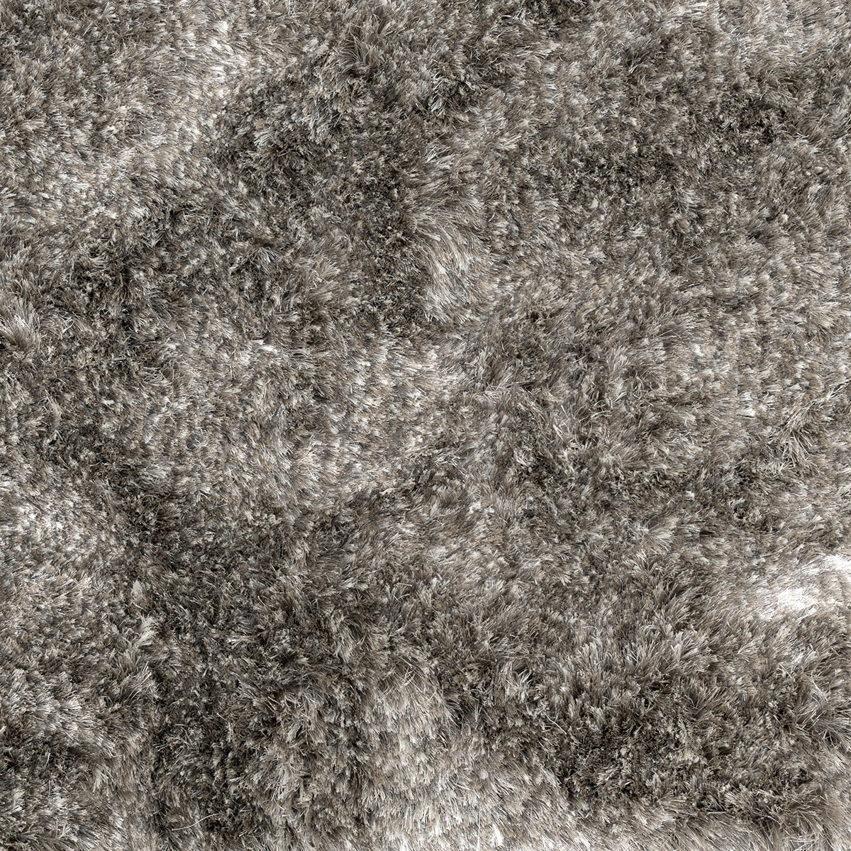 Taupe 80% Polyester Wool & Wool Blend Carter Shag Rug Collection