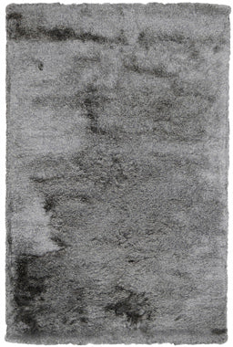 Dark Gray 80% Polyester Wool & Wool Blend Carter Shag Rug Collection