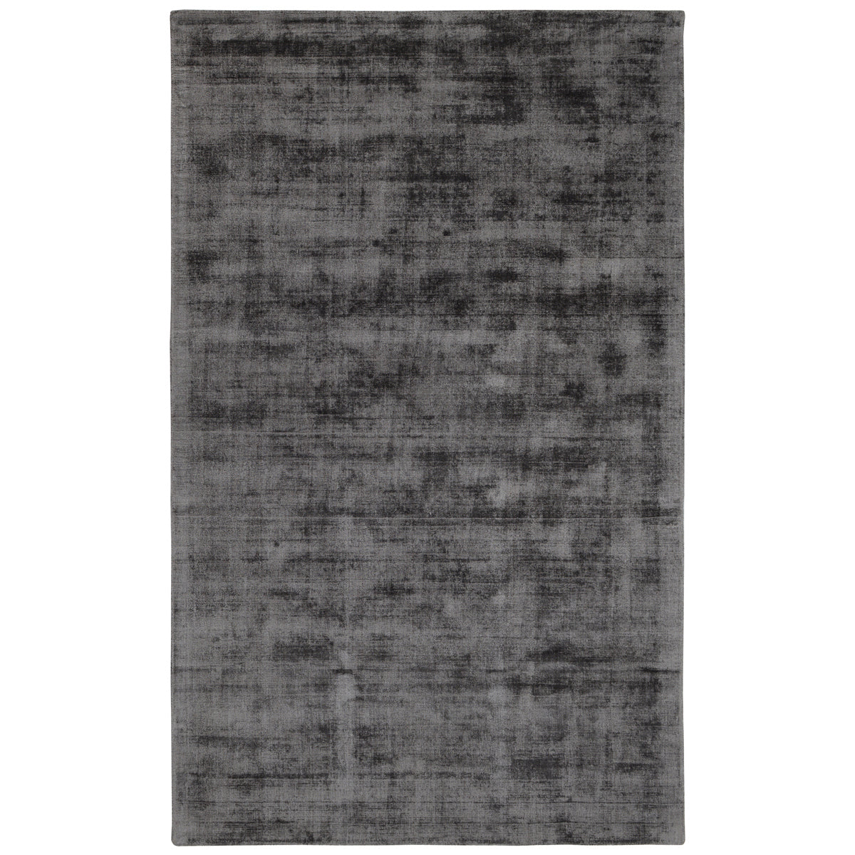 Charcoal 85% VISCOSE Viscose Berlin Distressed Rug Collection