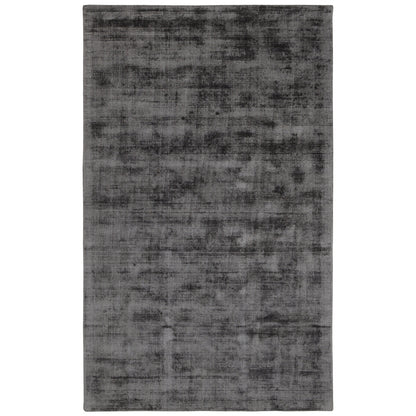 Charcoal 85% VISCOSE Viscose Berlin Distressed Rug Collection