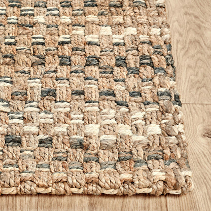 Natural/Ivory/Gray Jute & Seagras Panama Rug Collection