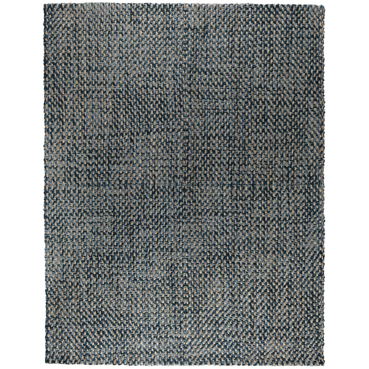Bold Indigo Jute & Seagras Ladera Rug Collection