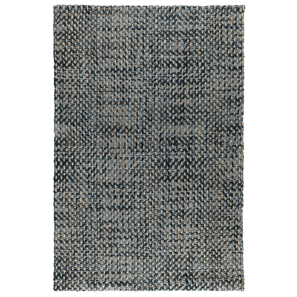 Bold Indigo Jute & Seagras Ladera Rug Collection