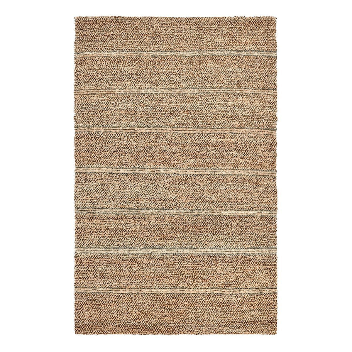 Gray 70% Jute Wool & Wool Blend Madrid Rug Collection