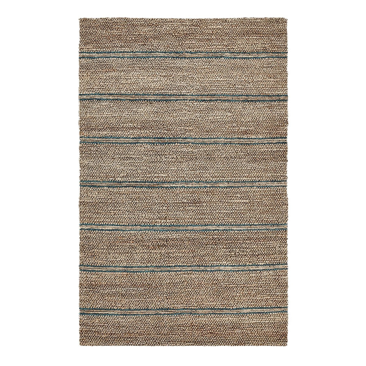 Navy 70% Jute Wool & Wool Blend Madrid Rug Collection