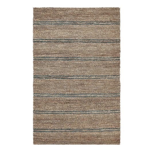 Navy 70% Jute Wool & Wool Blend Madrid Rug Collection