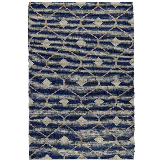 Indigo 60% Wool Wool & Wool Blend Rustica Rug Collection