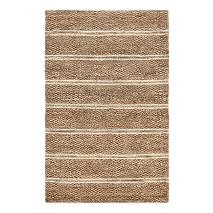 Ivory 70% Jute Wool & Wool Blend Madrid Rug Collection