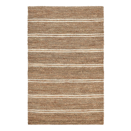 Ivory 70% Jute Wool & Wool Blend Madrid Rug Collection