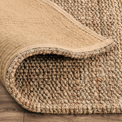 Natural 85% Jute Jute & Seagras Chunky Loop Rug Collection